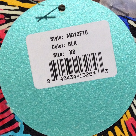 NWT $70 L SPACE XS MOROCCAN DREAM FULL CUT BOTTOM - Picture 3 of 7